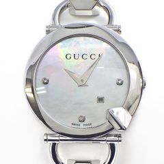 GUCCI キオド ホワイトシェル ホースビット ダイヤ 腕時計 1394 - メルカリ