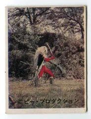 ミニカード 大塩するめ 快傑ライオン丸 107 ラッキーカード 獅子