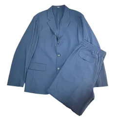 UNIQLO U(ユニクロユー) 25年 春夏 新作 感動 ジャケット 感動 タック パンツ セットアップ 311-475404 321-475602 L ネイビー 25SS 上下 完売品 スーツ