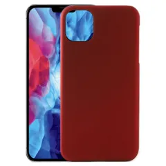 iPhone12 mini ケース アイフォン12ミニ  耐衝撃 シンプル さらさら ハード ケース 【Color】 ワインレッド