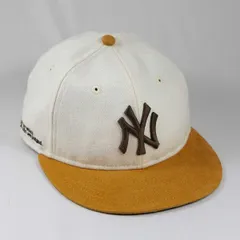 【ニューエラ正規品】ニューエラ NEW ERA® New Era® 帽子 キャップ RC 9FIFTY ニューヨーク・ヤンキース オフホワイト マスタードスウェードバイザー(商品番号：14667630)