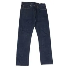 orSlow オアスロウ 107 IVY FIT SELVEDGE DENIM ONE WASH アイビー フィット セルビッチ ワンウォッシュ デニム パンツ インディゴブルー系 S【中古】のサムネイル
