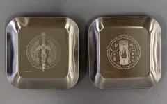 【中古】雑貨 ロゴ ステンレストレー2種セット 「Switchソフト ゼルダの伝説 Tears of the Kingdom」 HMV＆BOOKS購入特典