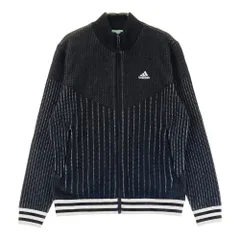 サイズ：M ADIDAS GOLF アディダスゴルフ GV1239 裏地付 ニット ジップジャケット  ブラック系 [240101401081] ゴルフウェア レディース ストスト