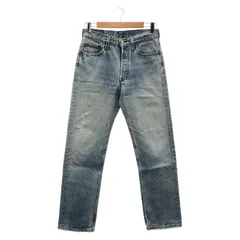 【中古】80s LEVI'S 501 USA製 ストレートデニム L32 リーバイス ヴィンテージ ライトブルー[17]