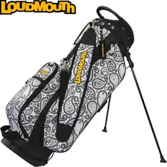 ラウドマウス スタンド式 キャディーバック【ペイント柄】超美品！ LOUDMOUTH ラウドマウス LM-CB0010 8.5型 スタンドキャディ