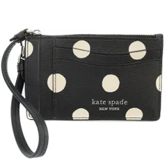 ケイトスペード KATE SPADE ドット コイン カードケース 小銭入れ レザー 黒のサムネイル