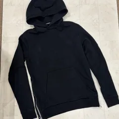 ◎ BALMAIN バルマン パーカー サイドジップ ブラックサイズS イタリア製