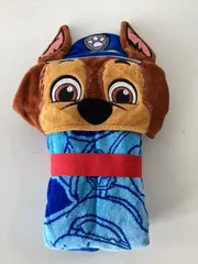 【新品】パウパトロール　フード付きバスタオルポンチョ　ブルー　コストコ　特価のサムネイル