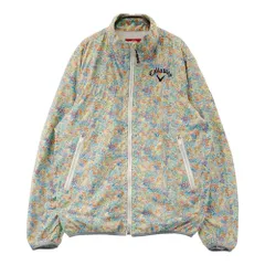 サイズ：M CALLAWAY キャロウェイ × LIBERTY レッドレーベル 蓄熱裏地付き 長袖ジャケット 花柄 ブルー系 [240101479827] ゴルフウェア レディース ストスト