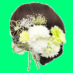 【人気商品】ヘッドアクセサリー 花 ブライダル 結婚式 花嫁 ウエディング ヘッドドレス 和風 袴 振袖 着物 卒業式 浴衣 和装 成人式 花飾り 髪飾り 七五三 造花 ドライフラワー