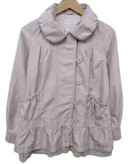 【送料無料】【美品】レストローズ LEST ROSE かわいい ナイロン ジャケット レイヤード 花柄レース レディース Mサイズ2 ■L25753AWS23-50（4）5/28