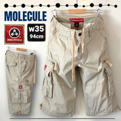 MOLECULE モレキュール★イージーカーゴ/クロップドパンツ★コットンキャンバス★w32-35/94cm  #2505M035
