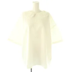 yori ヨリ　フロッキードット丸襟Tee 未使用　新品タグ付き フロッキードット丸襟Tee | all item| yori