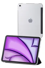 新品 エレコム iPad 第11世代 A16 11インチ (2025) 10.9インチ 第10世代 (2022) ケース 薄型 耐衝撃 フラップケース スタンド 三つ折り マグネット内蔵 スリープ対応 背面クリア ブラック TBWA23RWVBBK