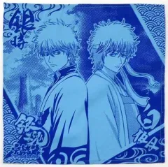 【中古】タオル・手ぬぐい(キャラクター) 銀時＆白夜叉 特製ハンカチ 「劇場版銀魂 完結篇 万事屋よ永遠なれ」 ポップコーンセット特典 