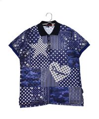 新品タグ付】HORN GARMENT バンダナ柄 ポロシャツ サイズ36 S - メルカリ