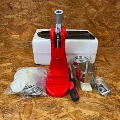 缶バッジメーカー 58mm用 缶バッジマシーン サンプルボディ20個付き 機械 オリジナルバッチ 手芸 ハンドメイド 手作り 自作 グッズ ロゴ DIY