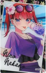【中古】キャラカード 中野二乃 「五等分の花嫁∽ Resort Mood in アトレ秋葉原 ブラインドアクリルシート＜Resort Mood＞」