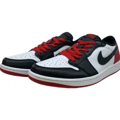 NIKE (ナイキ) AIR JORDAN エアジョーダン 1 RETRO レトロ LOW OG CZ0790-106 28.5㎝ US10.5 ブラック・ホワイト・レッド メンズ/006
