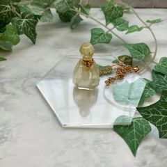 ★【新品、未使用品】✨ 「天然石 香水瓶 ネックレス Dタイプ」✨【シトリンネックレス】★