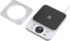 【最短当日発送】SlowlyTalk カップウォーマー 【より多くの容器サイズに対応・9段温度設定・予約モード】保温コースター マグカップウォーマー コップ保温 コーヒー/お茶 12cm広い加熱面 防水 1-12H自動電源オフ オフィス/友達/家族/プレゼント