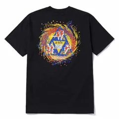 HUF Flashing Wheel TT T-Shirt Black L Tシャツ 送料無料