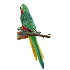 HANSA オウムレッド37 3326 ぬいぐるみ ハンサ クリスマス 誕生日 プレゼント 動物 犬 猫 鳥 うさぎ ペンギン アニマル 置物 人形 フィギュア KOESEN ケーセン 大きい マスコット 実物大 大型