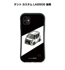 車種別ボディカラーが選べるスマホケース iPhoneケースグリップタイプ ダイハツ タント カスタム LA650S 後期