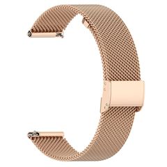 【数量限定】通気性 柔らかい 22mm ステンレスメッシュ 20mm クイックリリース ベルト 時計バンド 普通時計とスマートウォッチに対応 (20mm [AGUPERFIT] ローズゴールド)