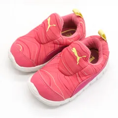 プーマ スリッポン スニーカー 189123-05 靴 シューズ キッズ 女の子用 14cmサイズ ピンク PUMA 【中古】