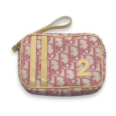 Christian Dior ディオール トロッター ポーチ ピンク