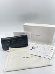 253881760　バレンシアガ　シティ　長財布　ブラック