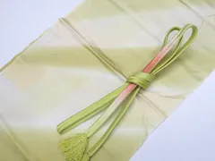 【一輝堂】リサイクル着物 和装小物 帯揚げ帯締めセット 帯揚 帯締 唐織 丹後ちりめん 大和組 25w07-9555