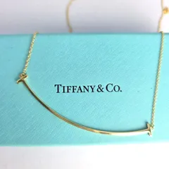 フランク様専用ページ ★ Tiffany & Co ティファニー Tスマイル ラージ ネックレス ペンダント 750YG イエローゴールド  18K 18金 イエローゴールド レディース 3.7g PAWNSHOPRiZ パウンショップリズ