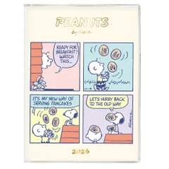 2026年手帳 B6 ブロックウィークリーダイアリー ピーナッツ/コミック