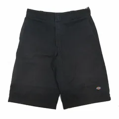 z■ディッキーズ/Dickies ワークパンツ/ハーフ チノパンツ【L程度】黒/MENS■177【中古】■