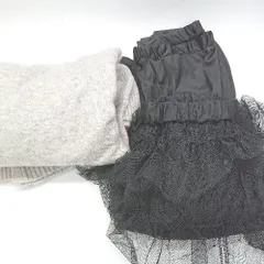 ◇ ◎ 《 LOWRYS FARM まとめ売り3点セット　サイズF　秋冬物　デイリーカジュアル セーター　スカート レディース 》 E  【1506300027789】