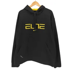 ナイキ NIKE 11SS THERMA FIT ELITE センタースウッシュ ロゴ刺繍 裏地切替 プルオーバー フーディー パーカー メンズ JPN：XL 