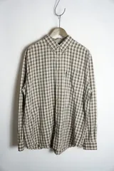 90s 00s Vintage ビンテージ Colombia コロンビア チェック BD SHIRTS ボタンダウン 長袖 シャツ ロングスリーブ L 茶 ブラウン 本物 930P★2
