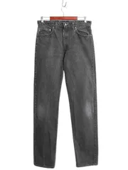 【お得なクーポン配布中!】 90s USA製 リーバイス 505 ブラック デニム パンツ メンズ 34 36 古着 オールド Levis ジーンズ ジーパン スリム ストレート 黒 アメリカ製