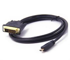 Micro HDMI to DVI-D (24+1)ピン 1080P 変換ケーブル オスーオス HDMI Type D 1.8m