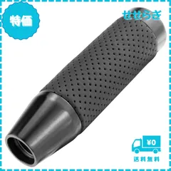 【迅速発送】Lunsom 130mm シフトノブ アルミアロイ 車用シフトレバー シフトノブPU革 オートマとマニュアル車に適用します (ブラック)