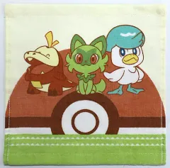 【中古】タオル・手ぬぐい ニャオハ＆ホゲータ＆クワッス ハンドタオル 「2023 Pokemon Collection くじ ～HIDAMARI LIFE～」 H賞