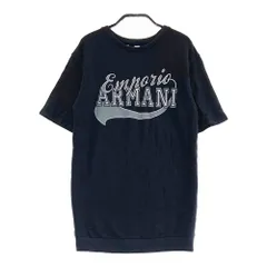 EMPORIO ARMANI エンポリオ アルマーニ  半袖Tシャツ  ネイビー系 I 38 [240101471074] メンズ