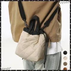 ショルダーバッグ キルティング斜め掛け鞄 レディース ふかふか巾着バッグ 軽量ナイロンバッグ 使いやすい 小さめサブバッグ 軽いボディバッグ ユニセックス手提げ鞄 ミニハンドバッグ黒 男女兼用ペアバッグ 韓国ファッション鞄