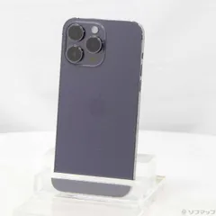 〔中古品〕 iPhone14 Pro Max 512GB ディープパープル MQ9J3J／A SIMフリー【349】