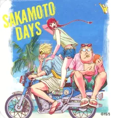 【中古】コースター 坂本太郎＆朝倉シン＆陸少糖 「SAKAMOTO DAYS アートコースター 第1弾」 BOX購入特典