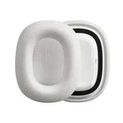 [Quarice]イヤークッションAirPodsMax交換用ヘッドフォン用イヤパッド交換用イヤークッション快適使い心地(ホワイト)