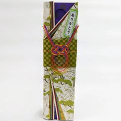 コロコロコイン  彩どり おふだ　華やかな友禅紙 鶴と松 金 白 青 透明ケース入り 御祝儀 ご長寿お祝い 手作りの想いが伝わります